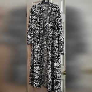 Black and White Maxi Dress